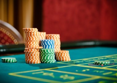 Live casino blackjack table with multi-camera feed